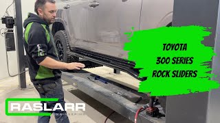 RASLARR  LC300 Rock Slider Installation [upl. by Elfreda233]