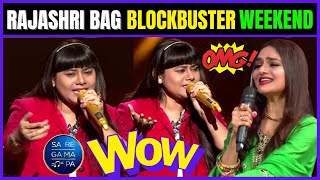 Rajashri Bag का यह Weekend रहा Blockbuster  Saregamapa Blockbuster Heroines  Rajashri Bag Promo [upl. by Rolph242]