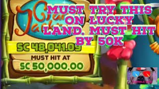 LUCKY LAND quotMUST HIT BY 50Kquot SUCH A DEGEN HAVE TO TRY LUCKYLAND slotsonline gamble [upl. by Yniar]