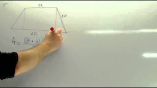 Area trapecio isosceles Teorema de Pitagoras Matematicas 2 ESO Academia Usero Estepona [upl. by Ernst]