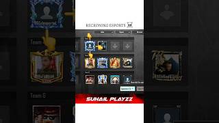 Reckoning Esports Player ☠️ SuhailPlayZZ bgmi pubgmobile gaming viral shorts shortsvideo [upl. by Leiahtan]