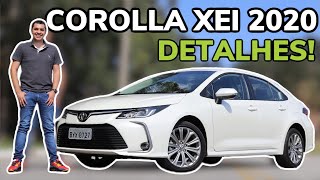 TOYOTA COROLLA XEI 2020 EM DETALHES  Falando de Carro [upl. by Eenafit39]