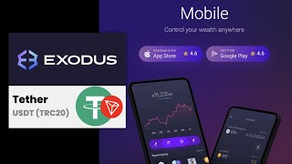 EXODUS Wallet and USDT TRC 20 Network TUTORIAL [upl. by Eerahs]