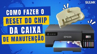 Como fazer o reset da caixa de manutenção da Impressora Epson L8050  sulink [upl. by Emirej948]