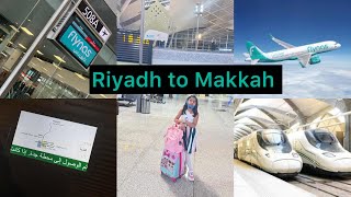 Riyadh to Jeddah travel  travel 2024  HHR train  jeddah to Makkah train [upl. by Anahcar]