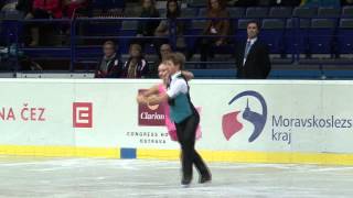 15 R PARSONS  M PARSONS USA  ISU JGP Czech Skate 2013 Junior Ice Dance Short Dance [upl. by Econah685]