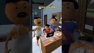 Result ke din Cartoon comedy viralvideo shortvideo ytshorts yputubeshorts comedy cartoon [upl. by Nirmak718]