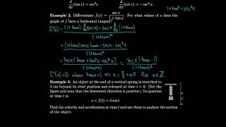 Calculus 33 Derivatives of Trigonometric Functions [upl. by Ulrike914]