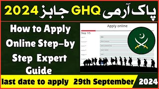 Pak Army GHQ Civilians New Jobs Update 2024  GHQ Jobs Online Apply [upl. by Jewelle87]