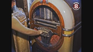 Wurlitzer jukeboxes for sale in downtown San Diego 1974 [upl. by Larentia744]