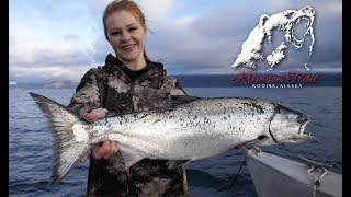 Trolling for King Salmon  Krimson Trail Kodiak Alaska [upl. by Aronoel]