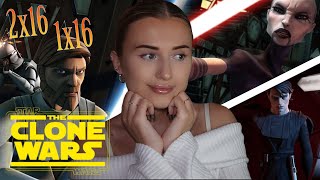 STAR WARS THE CLONE WARS  2x16 amp 1x16 Reaction [upl. by Bodnar]