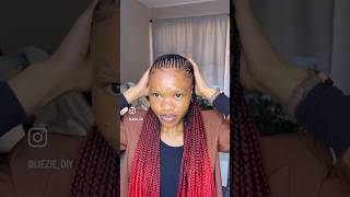 DIY Crisscross cornrows [upl. by Zurheide]