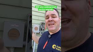 200A UG SERVICE UPGRADE TOMS RIVER NJ electrician [upl. by Grier]