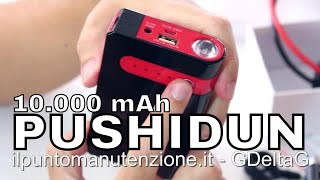 Recensione Avviatore Emergenza Pushidun 10000 mAh [upl. by Callery]