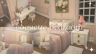 ˚୨୧⋆ coquette bedroom  bloxburg speedbuild ⋆·˚ ༘ [upl. by Dleifxam326]