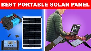 Top 5 Best Portable Solar Panel in 2024 [upl. by Ennirac309]