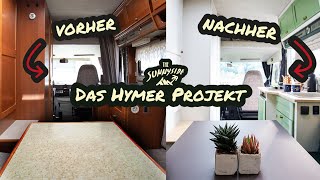 Room Tour VorherNachher Wohnmobil  Hymer 550S [upl. by Roselyn455]