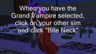 How to Make Sims Vampires and Cure Them [upl. by Eirrotal534]