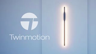 TWINMOTION 20222 QUICK RENDER EPISODE 4 LED DECORATION LIGHTS [upl. by Ddot]