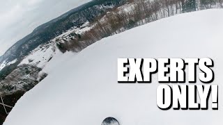 Ottawas STEEPEST Ski Run 🇨🇦 Streif  Black Diamond  Edelweiss [upl. by Etteniuq]