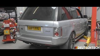 Range Rover TDV8 Vogue Custom Exhaust [upl. by Eilzel868]