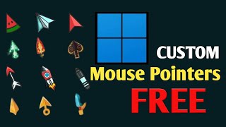 How to Get Custom Cursors and Mouse Pointers for Windows 1011 for Free techmediacentre [upl. by Herbst234]