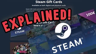 Steam Gift Cards Explained ALL YOU NEED TO KNOW [upl. by Nairam]