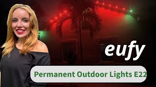 eufy Permanent Outdoor Lights E22  Best Permanent Seasonal Decoration Home Lights [upl. by Aicelaf]