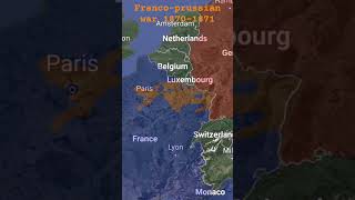 francoprussian war 18701871 in map edit history war memes map france prussia [upl. by Tem]