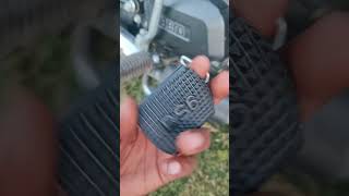 Hero Splendor Plus XTEC 20 bs 67 brick pattern rubber kaise lagaen how to uninstall brick pedal [upl. by Long]