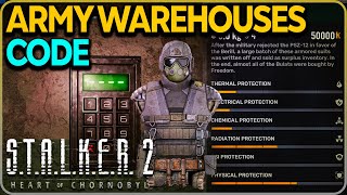 Army Warehouses Door Code PSZ12V BULAT Location Stalker 2 [upl. by Denver215]