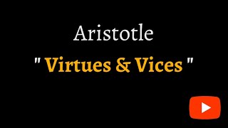 quotVirtues amp Vicesquot of Aristotle spoken reconstructed ancient Greek [upl. by Rowena438]