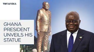 Ghana President Unveils His Statues [upl. by Alyn575]