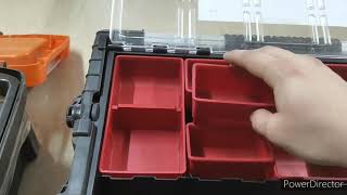 Обзор на органайзер Keter cantilever tool box 22 [upl. by Drolyag]