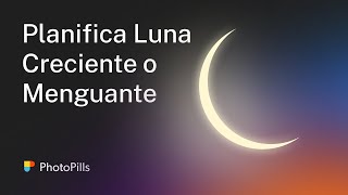 Cómo Planificar una Foto de la Luna Creciente o Menguante [upl. by Alael]