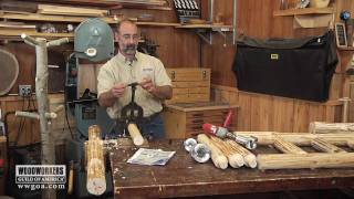 Woodworking Project Tips  Making Rustic Furniture  The Basics [upl. by Ilahsiav2]