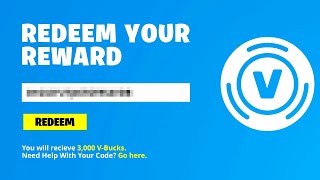 FREE VBUCKS CODE for EVERYONE [upl. by Enomad406]