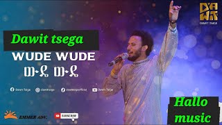 Dawit Tsige  Wude Wude Lyrics  Ethiopian Music  hallo music [upl. by Pontone]