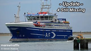 9 Dead 4 Missing 14 Rescued From Sinking Longliner in The South Atlantic Ocean [upl. by Nylirek791]