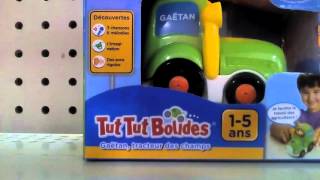 Vtech Tut Tut Bolides Jouet geaten Joli taxi les six mélodies et les trois chansons à chanter [upl. by Ahsinawt]