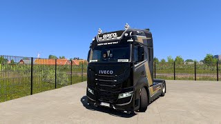 Euro Truck Simulator 2  5 карт тягач IvecoSWayHW [upl. by Catto730]