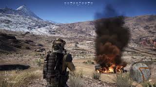 Ghost Recon Wildlands PS4 M203 grenade launcher vs ground vehicles 72322 [upl. by Jere739]