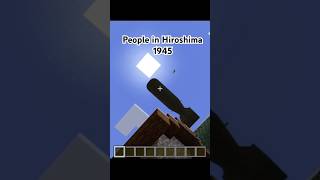 foryou minecraft hiroshima ww2 japan darkhumour [upl. by Sikras711]