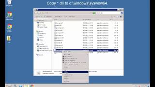 How to Register 32bit dll in windows 64bit [upl. by Aneed]