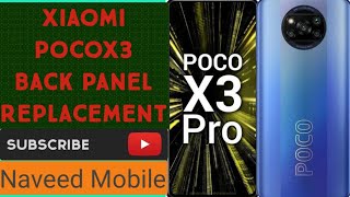 Xiaomi Poco X3 Back Panel Replacement [upl. by Ydnim904]