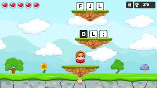 Cute Jumper  Home Row Typing  Typing Games [upl. by Raycher]