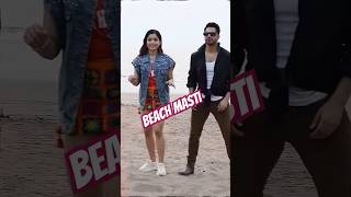 Beach Masti arabickuthu varundhawandance dance beast rashmikamandanna viralshort funny short [upl. by Nwahsuq]