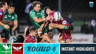 Connacht v Scarlets  Instant Highlights  Round 6  URC 202223 [upl. by Breana787]