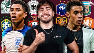 LA MEJOR JOVEN PROMESA de cada SELECCIÓN en el MUNDIAL  Qatar 2022 [upl. by Hamian]